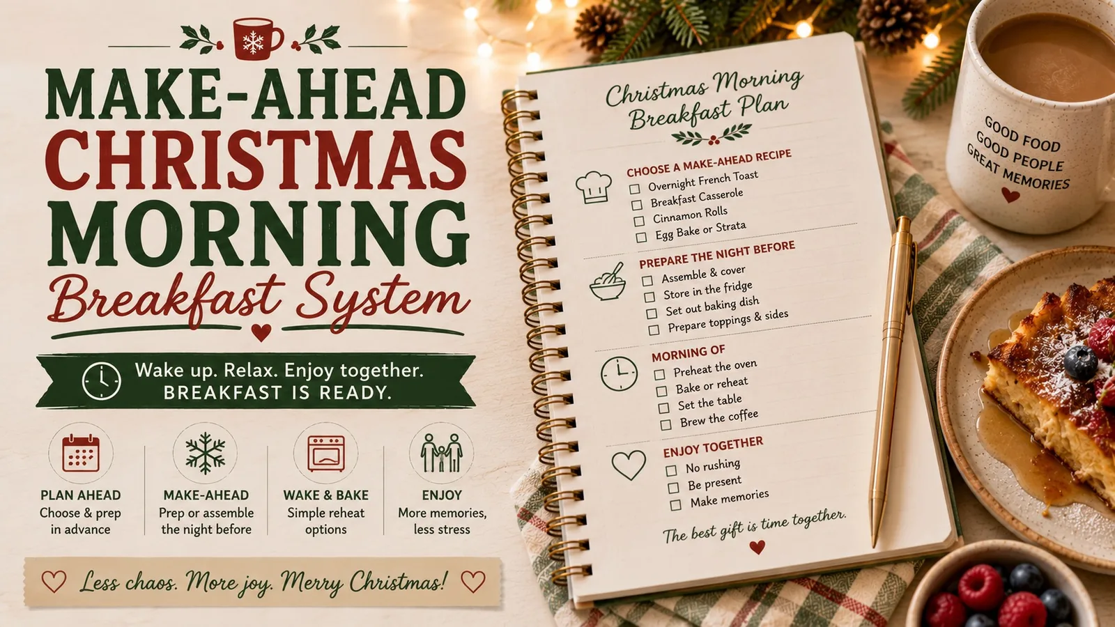 The Make-Ahead Christmas Morning Breakfast System